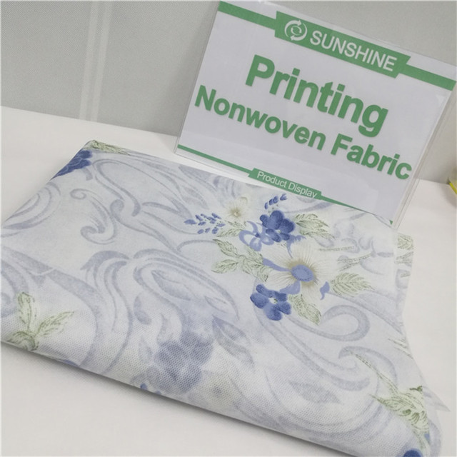 Printed Non Woven Fabric PP Spunbond Print Nonwoven Roll Non-woven Fabric with Printing