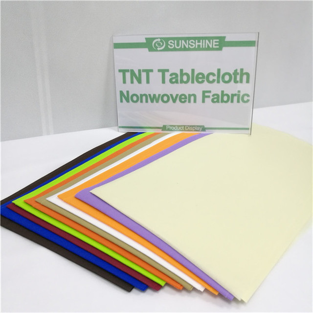 2021 Non woven TNT pp spunbond nonwoven tablecloth fabric