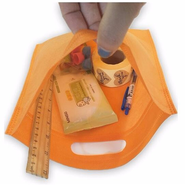 Hot sales non woven bag colorful pp nonwoven fabric supermarket nonwoven shopping bag