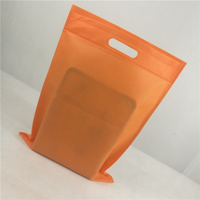 Environmental PP Spunbond Nonwoven Fabric D-cut Bag Non Woven Shopping Bag 
