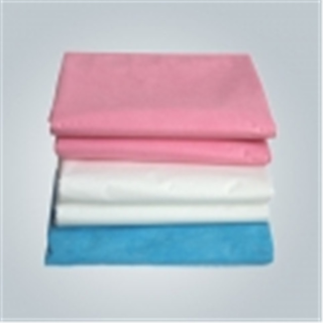 Blue SMS Spunbond Non woven fabric products pp non woven fabric bedsheet