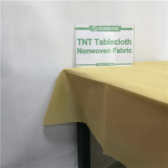 Spain Table Cloth Hometextile 100%polypropylene Spunbonded Nonwoven Fabric