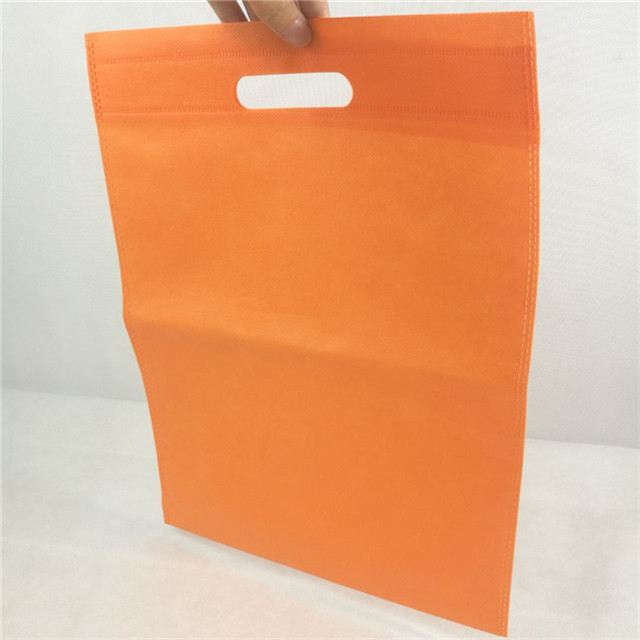 Environmental PP Spunbond Nonwoven Fabric D-cut Bag Non Woven Shopping Bag 