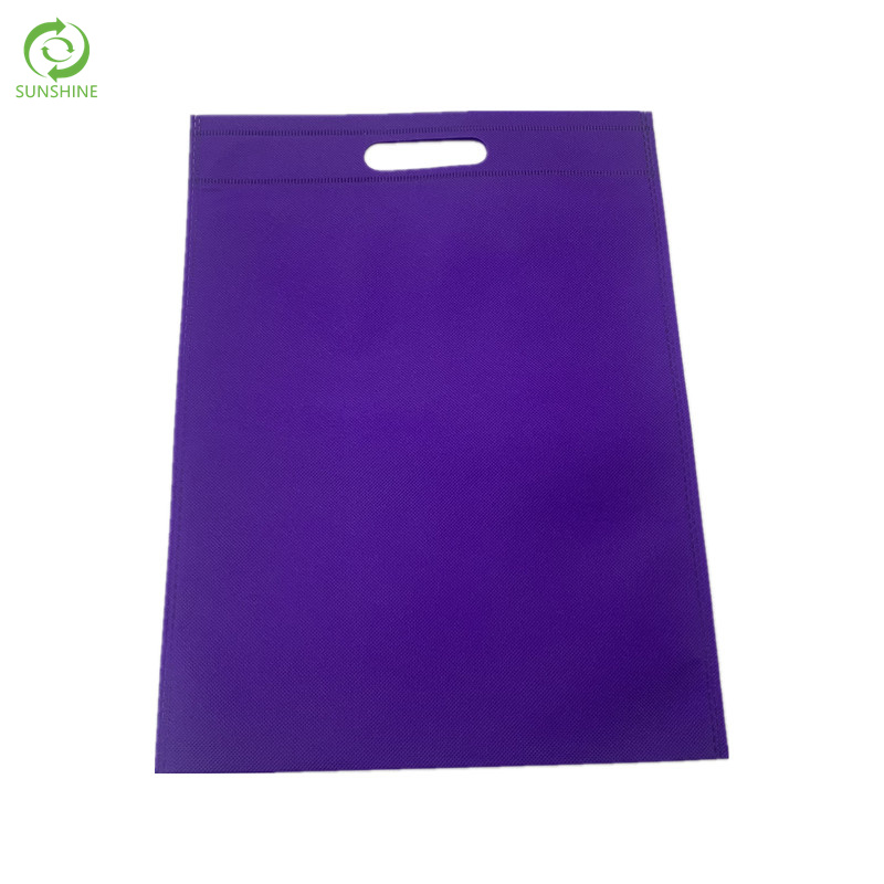 Eco-Friendly 45-70gsm Good Quality 100%pp Nonwoven D-cut Shopping Bags Nonwoven Bags Shopping