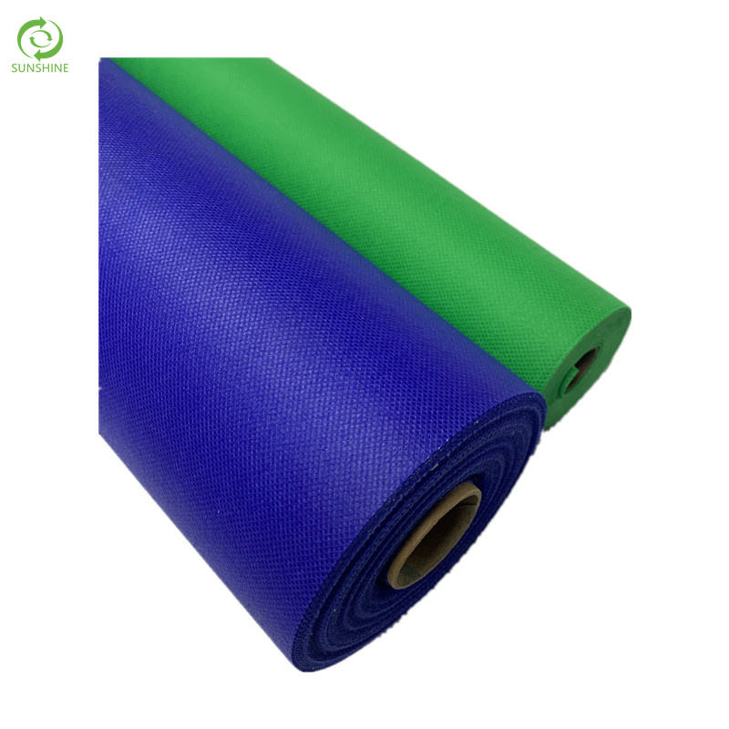 TNT Colorful 100% Polypropylene Nonwoven Fabric Roll Spunbond Non Woven Fabric Tablecloth