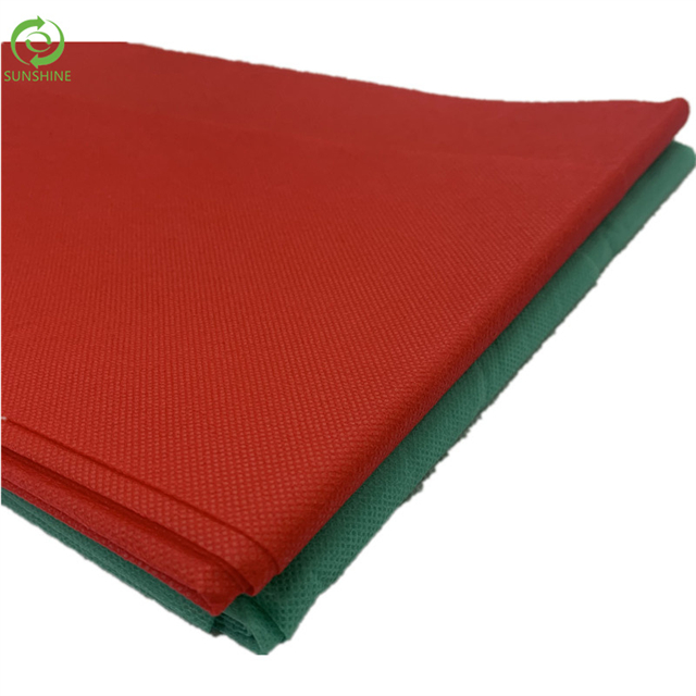 Nonwoven shopping bag color material spunbond pp non woven fabric