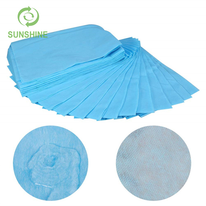 Waterproof 25gsm 60cm Disposable 100% Pp Non Woven Fabric Medical Bed Sheet Roll