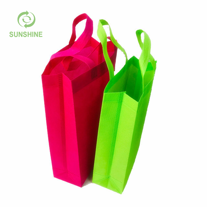 100%PP Nonwoven Fabric Roll Handle Bags Factory Price Spunbond Nonwoven Fabric Shopping Bags