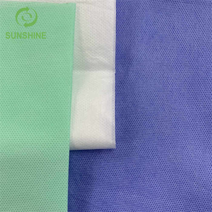 MEDICAL 100%PP SUNSHINE SMS SMMS NONWOVEN FABRIC
