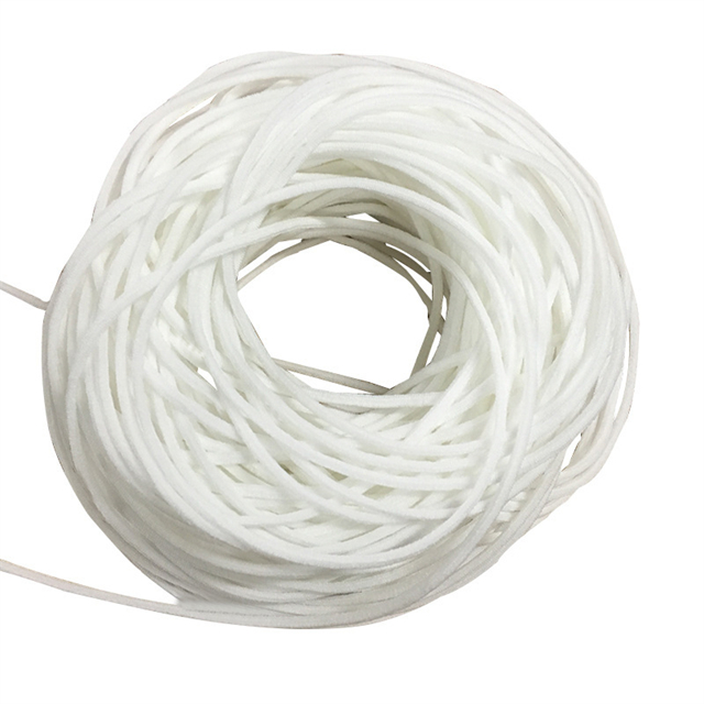 Round earloop use to nonwoven material