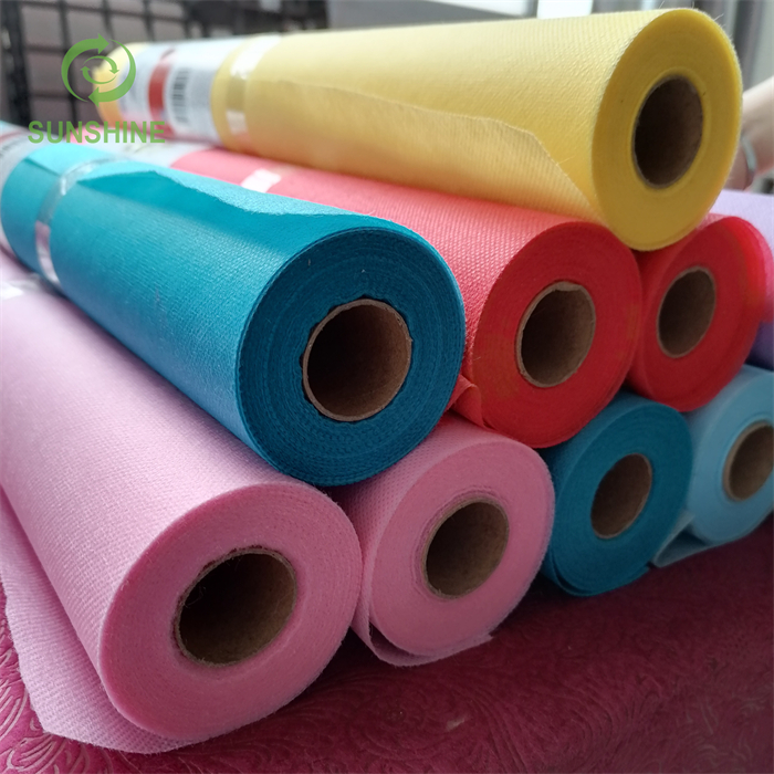 Hot Sale Disposable 100%pp Tela TNT Tovaglia Nonwoven Tablecloth Small Roll In China Factory