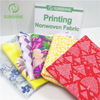 Printed 100%pp Spunbond Nonwoven Fabric for Tablecloth/Mattress/Shopping Bag