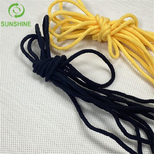 Popular Colorful 3mm Earloop Elastic Ear Bands for Medical in Chinese