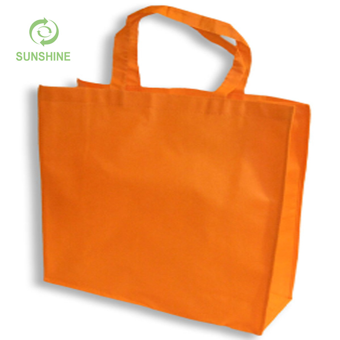 Good Quality Colorful Eco-friendly 100%PP Nonwoven Bag Cloth T-shirt Handle Bag Shopping Bag