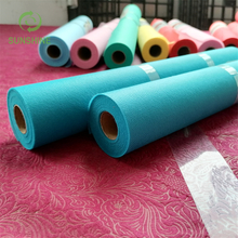 Hot Sale Colorful TNT 40-60gsm Disposable 100%Pp Spunbond Non Woven Tablecloth in Roll