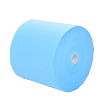 25g blue and white S/SS Medical Polypropylene Spunbonded Nonwoven Fabric Rolls for Protective suit