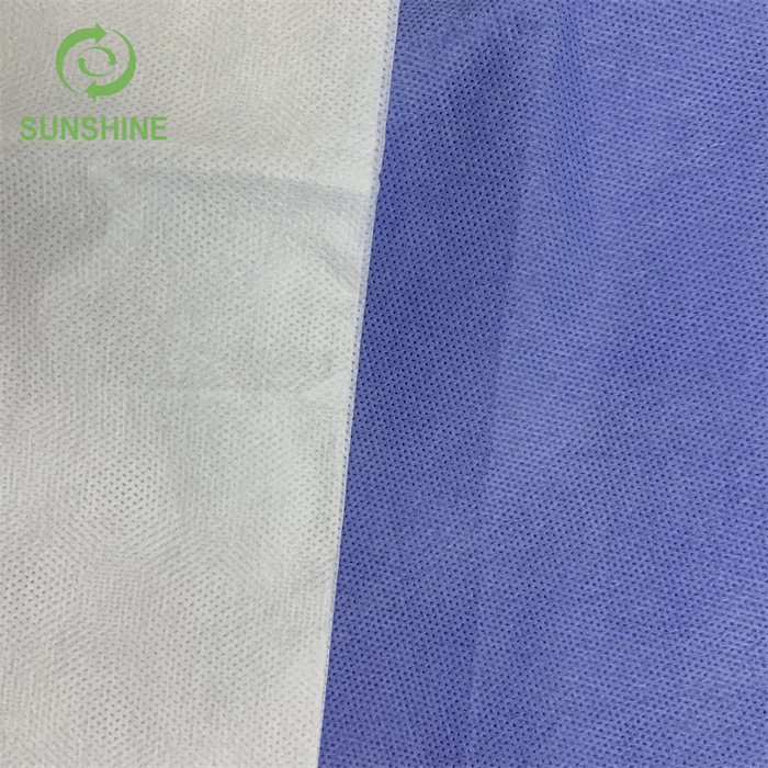 High quality sms/smms nonwoven fabric for bed sheet and gown