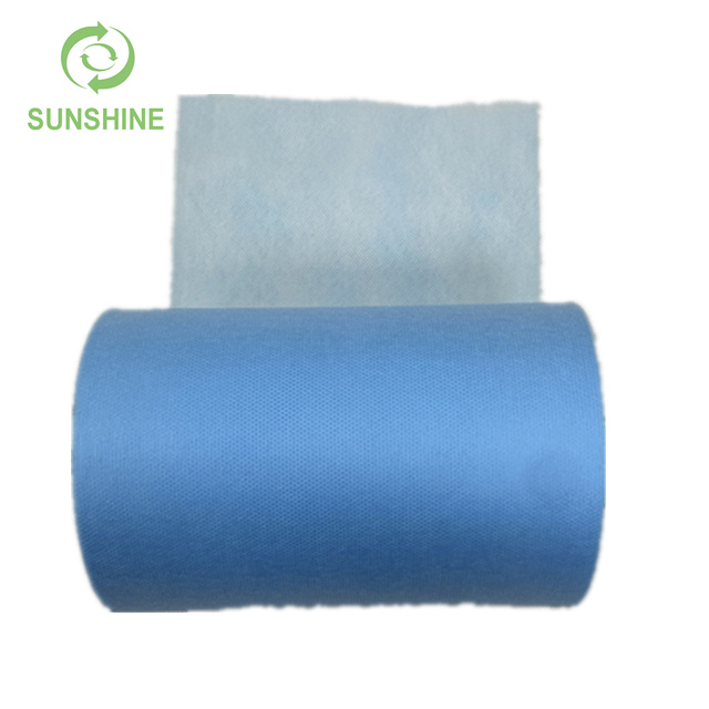Colorful 20-30gsm 100%pp Material Spunbond Nonwoven Fabric Roll S/SS/SSS Spunbond