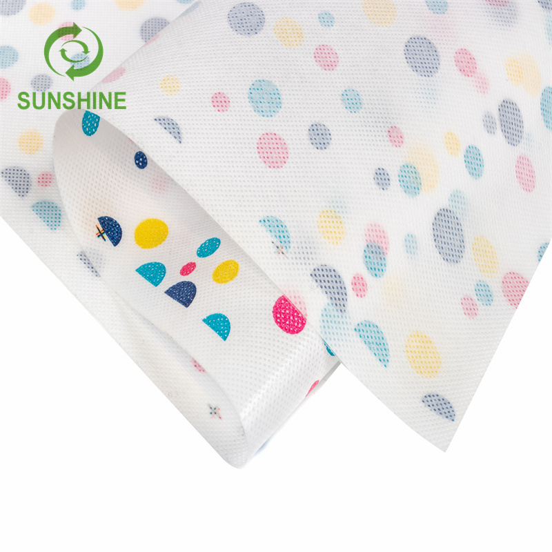  Printed Nonwoven Fabric Spun Bond Non Woven Fabric Roll 