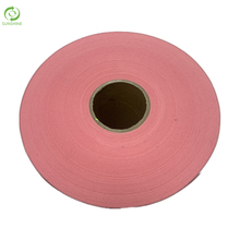 50gsm 26cm Pink 100%PP Medical Spunbond Nonwoven Fabric Roll in China Manufacturer