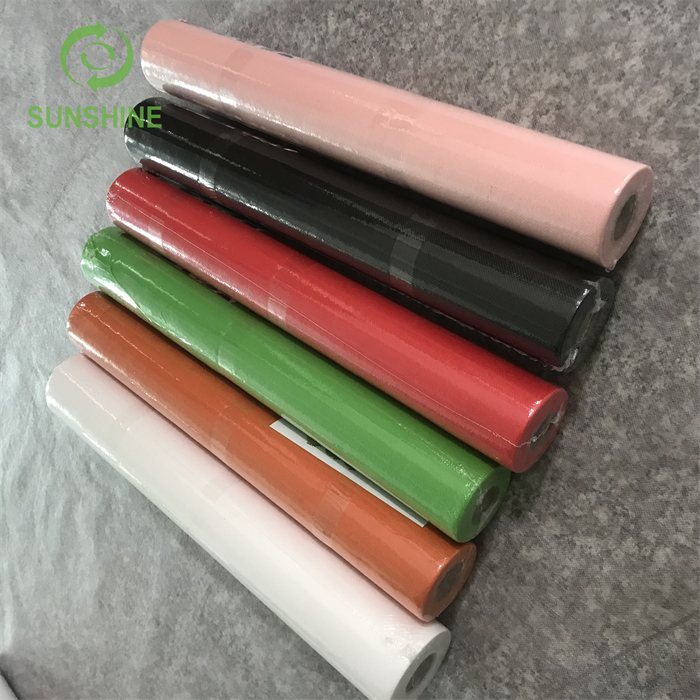 50-90gsm Colorful 100%pp Sofa Non-woven Fabric Upholstery Fabric Wallpaper Roll China Price