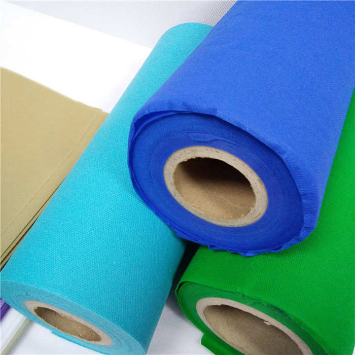 10-200gsm colorful and customizable 100% polypropylene spunbond nonwoven fabric 