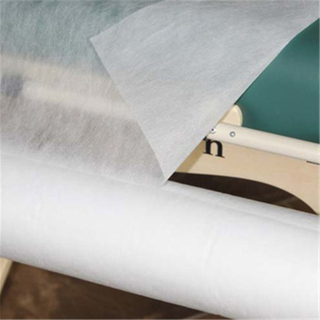 China supplier Eco-friendly Disposable perforated bed sheet PP spun-bond non woven fabric