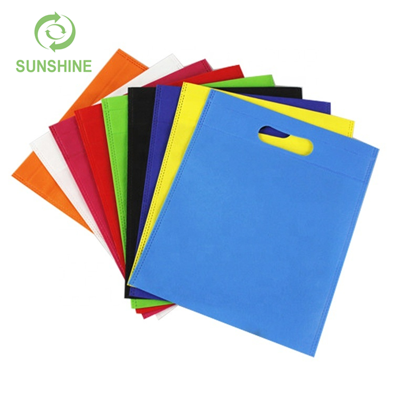 D-cut Eco Non woven Shopping Bags Nonwoven Bags With Logos