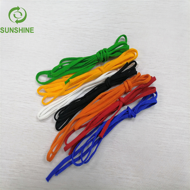 Colorful round earloop ear elastic 3mm